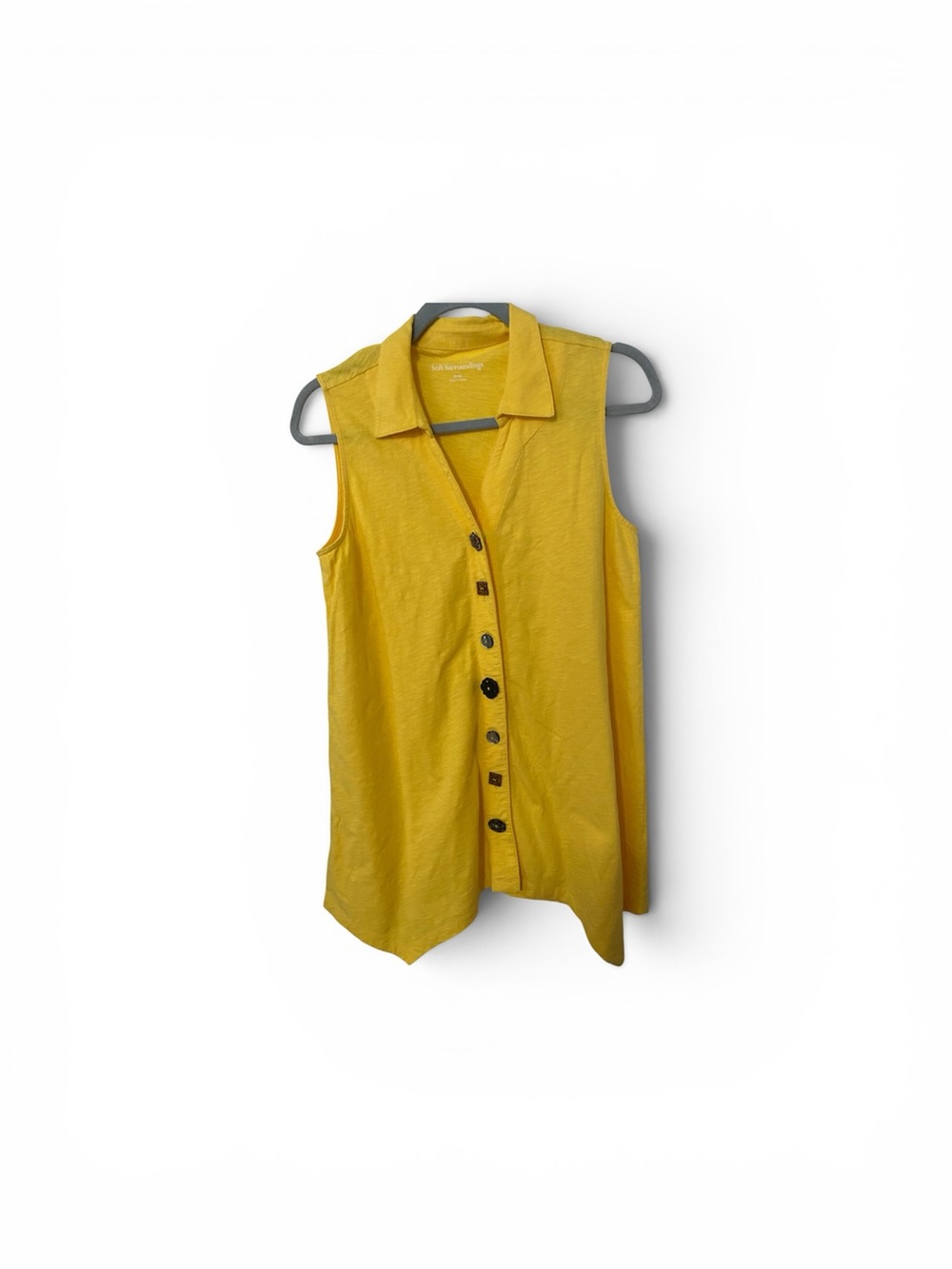 Soft surroundings Danielle
Button Sleeveless Tunic size s